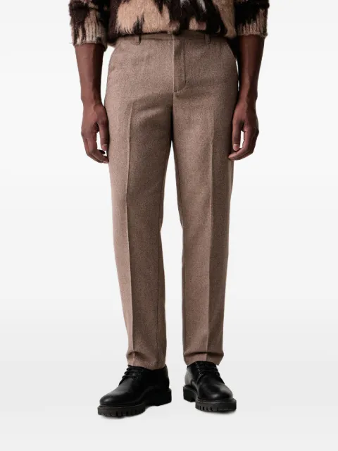 Les Deux pantalones de vestir con logo bordado