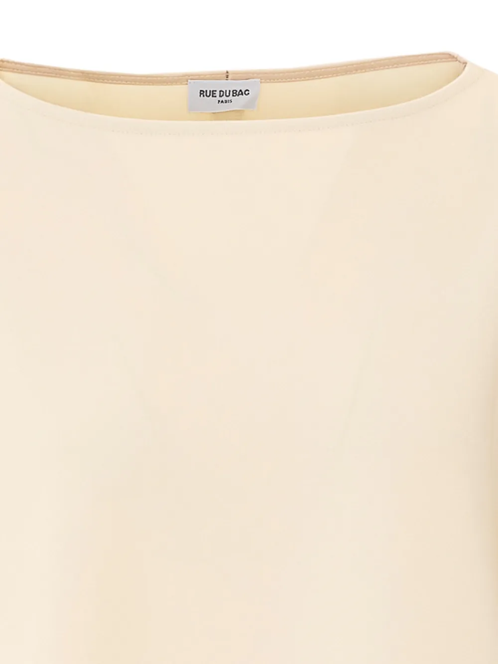 Rue du Bac boat-neck long-sleeve top Wit