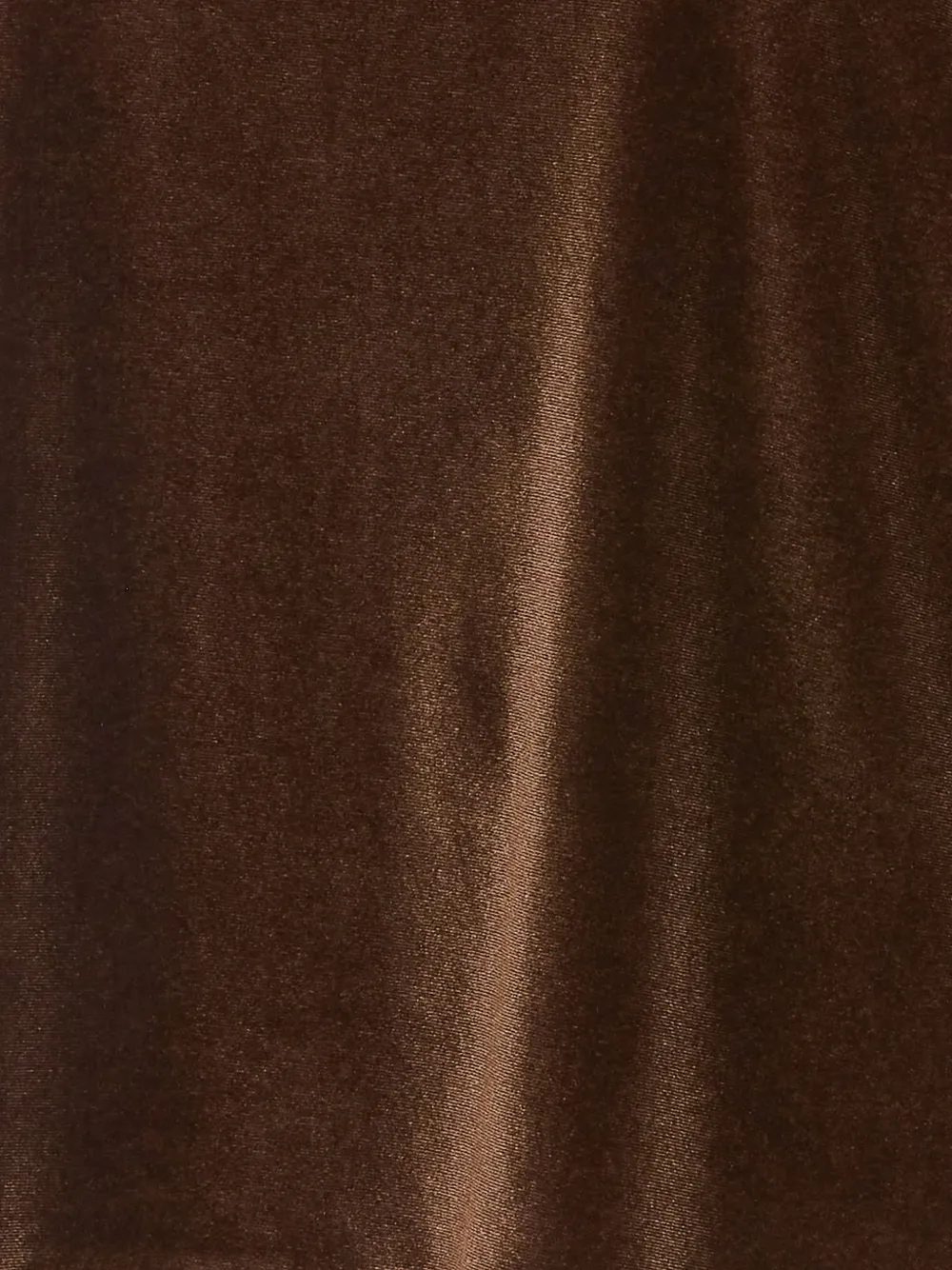 Rue du Bac velvet-effect three-quarter-sleeve blouse Bruin
