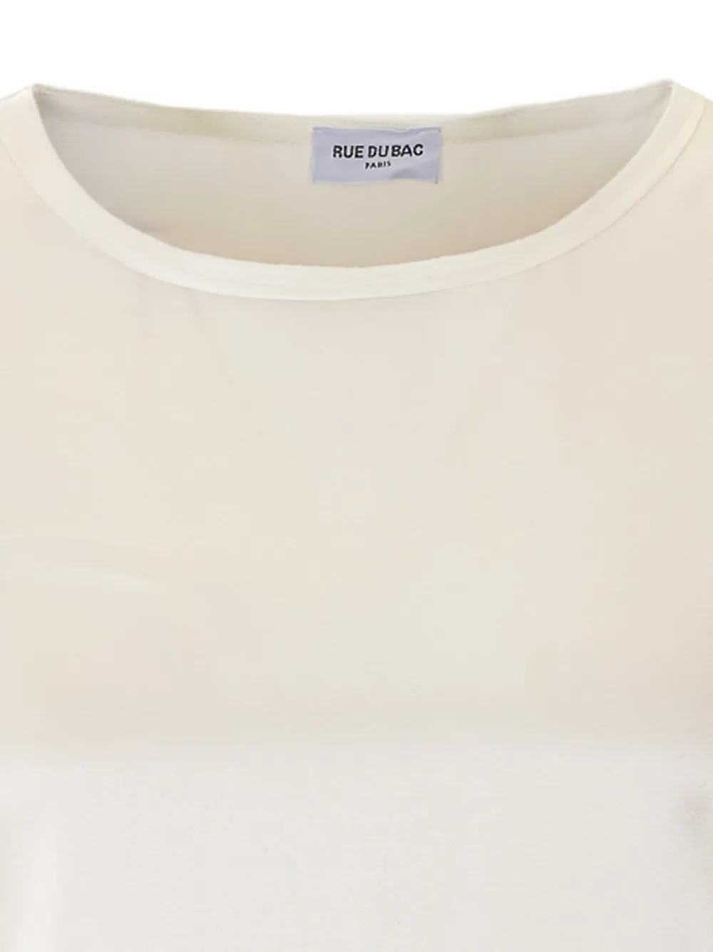 Rue du Bac crew-neck long-sleeve blouse Wit