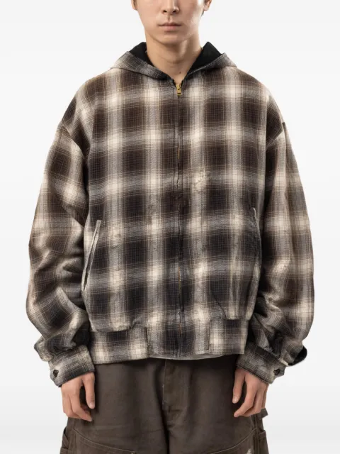 KAMIYA  OG Check Sun Faded jacket