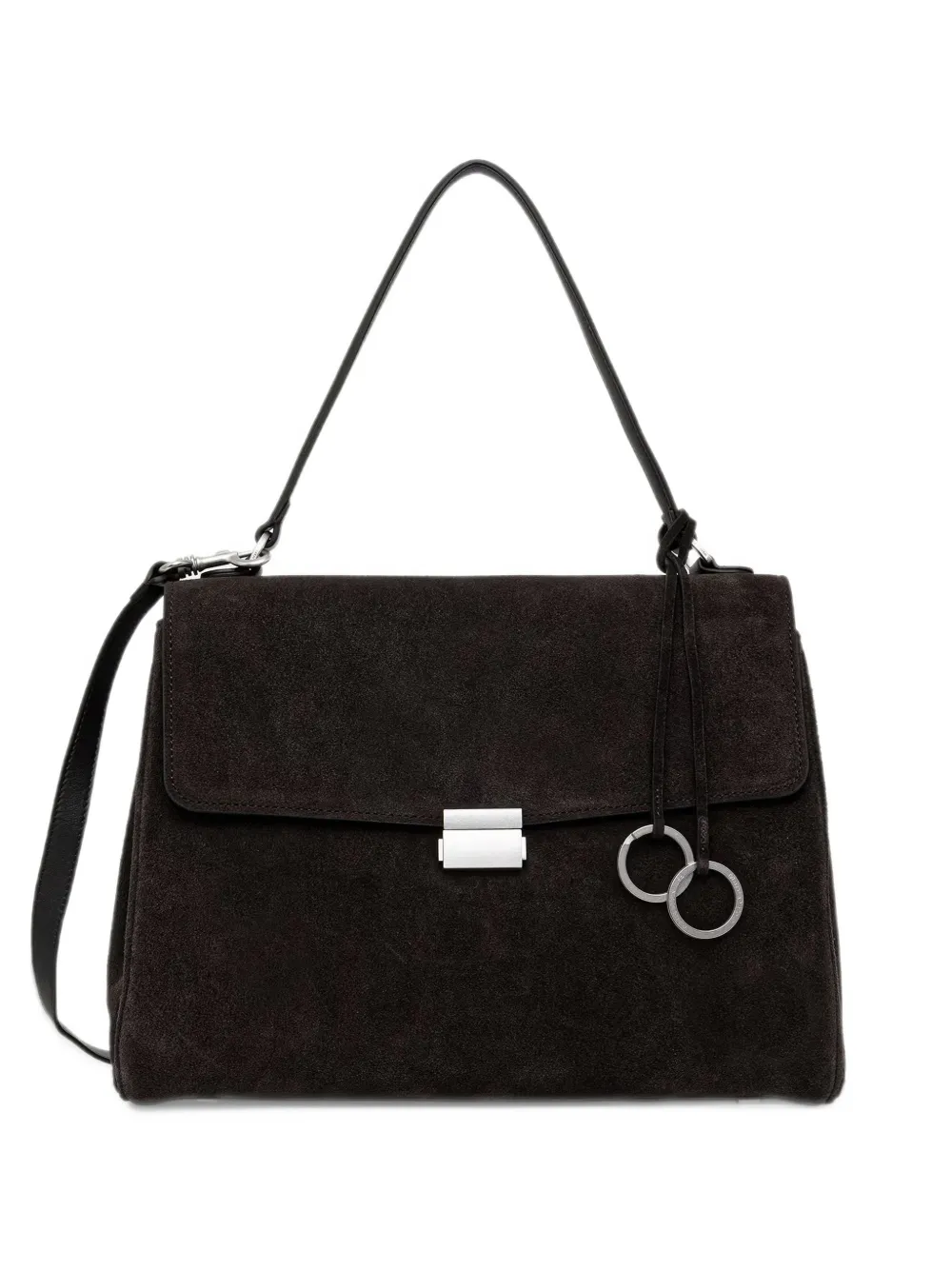 Marc O'Polo Goldy suede-finish tote bag Bruin