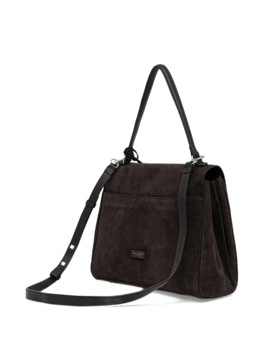 Marc O'Polo Goldy suede-finish tote bag Bruin