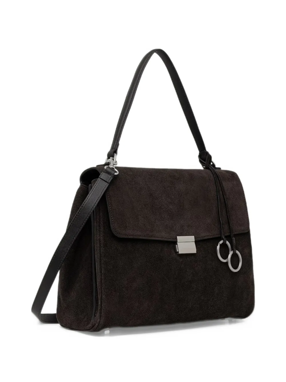 Marc O'Polo Goldy suede-finish tote bag Bruin