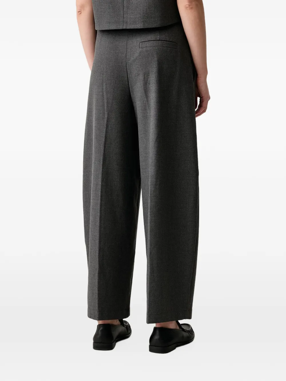 Marc O'Polo Geplooide pantalon Grijs