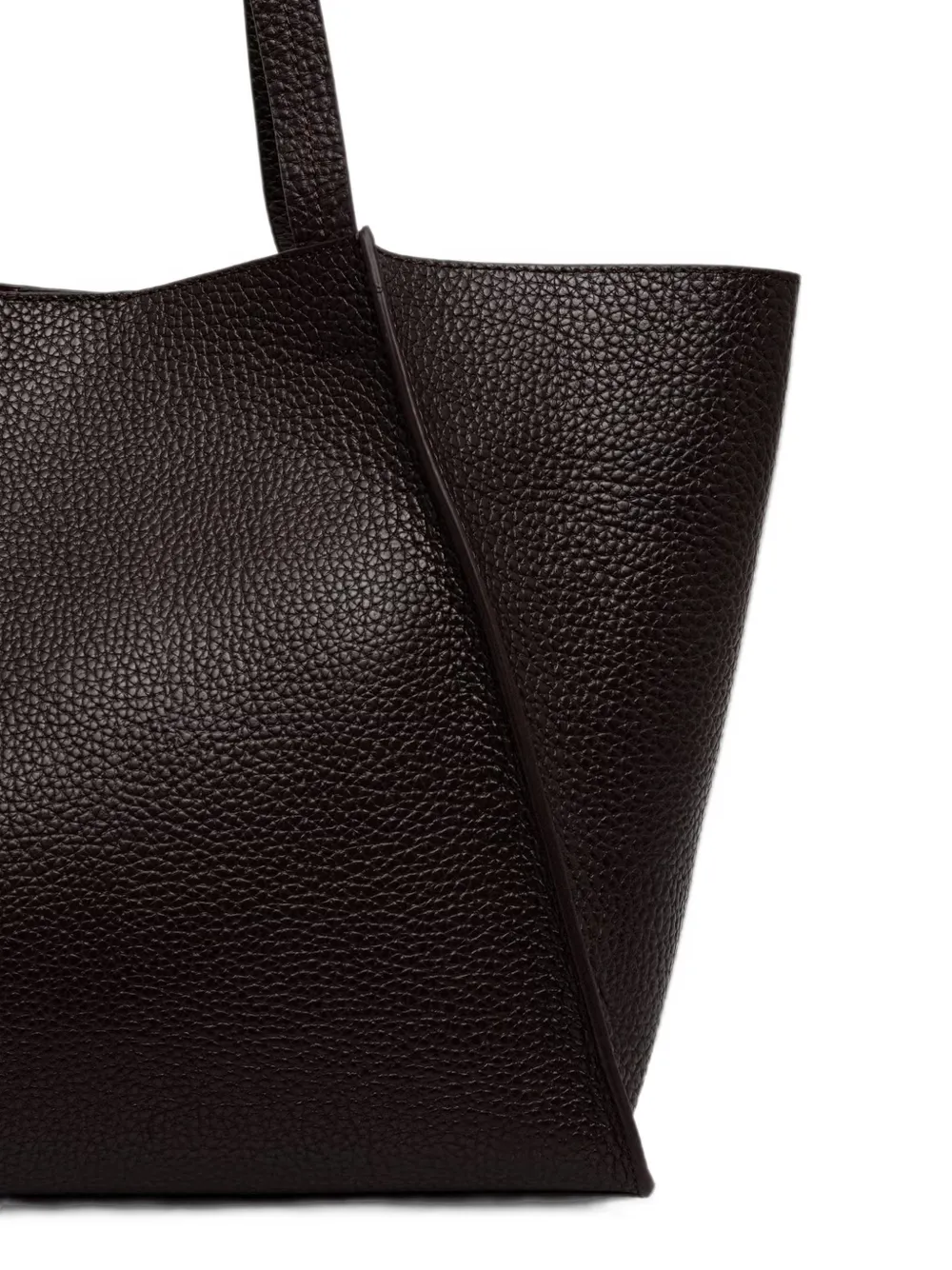 Marc O'Polo Biana pebbled leather handbag Rood