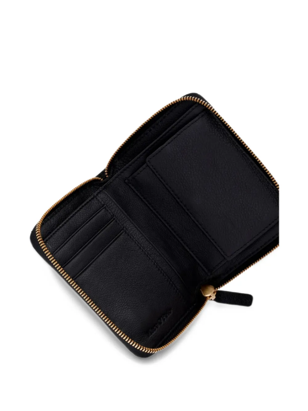 Marc O'Polo Ellis logo-debossed leather wallet Zwart