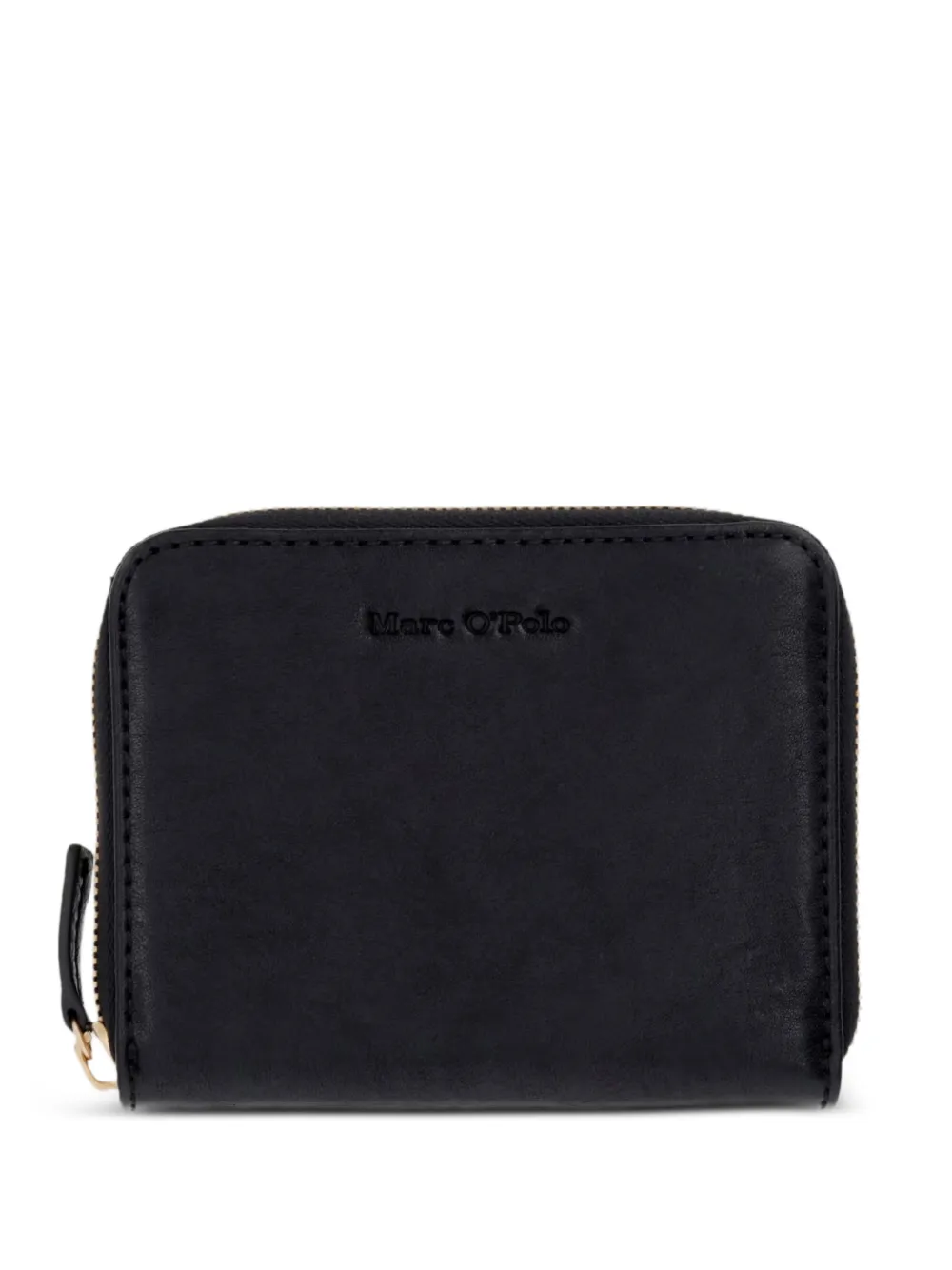Marc O'Polo Ellis logo-debossed leather wallet - Nero