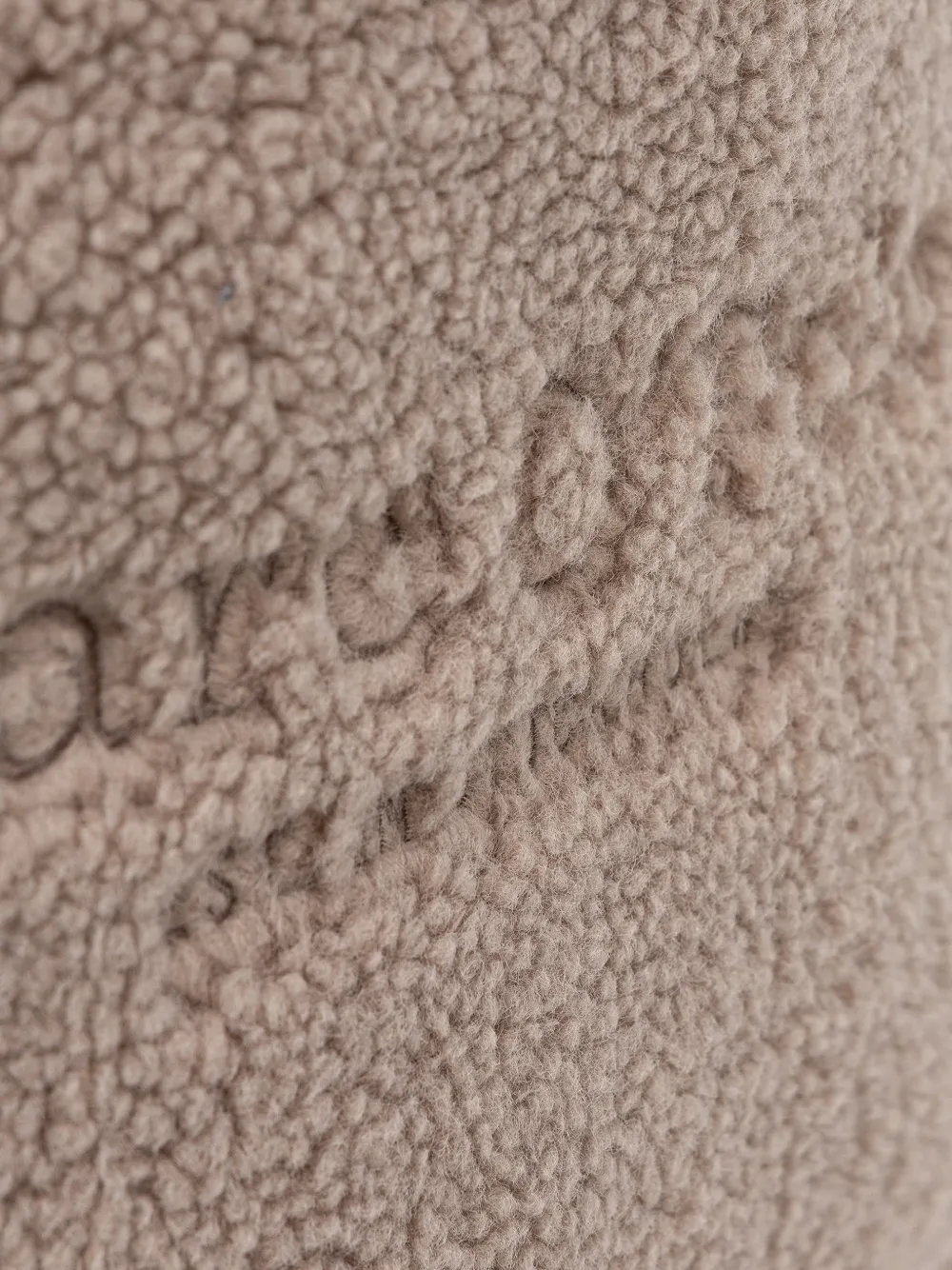 Marc O'Polo fleece-texture logo-embroidered tote bag Beige
