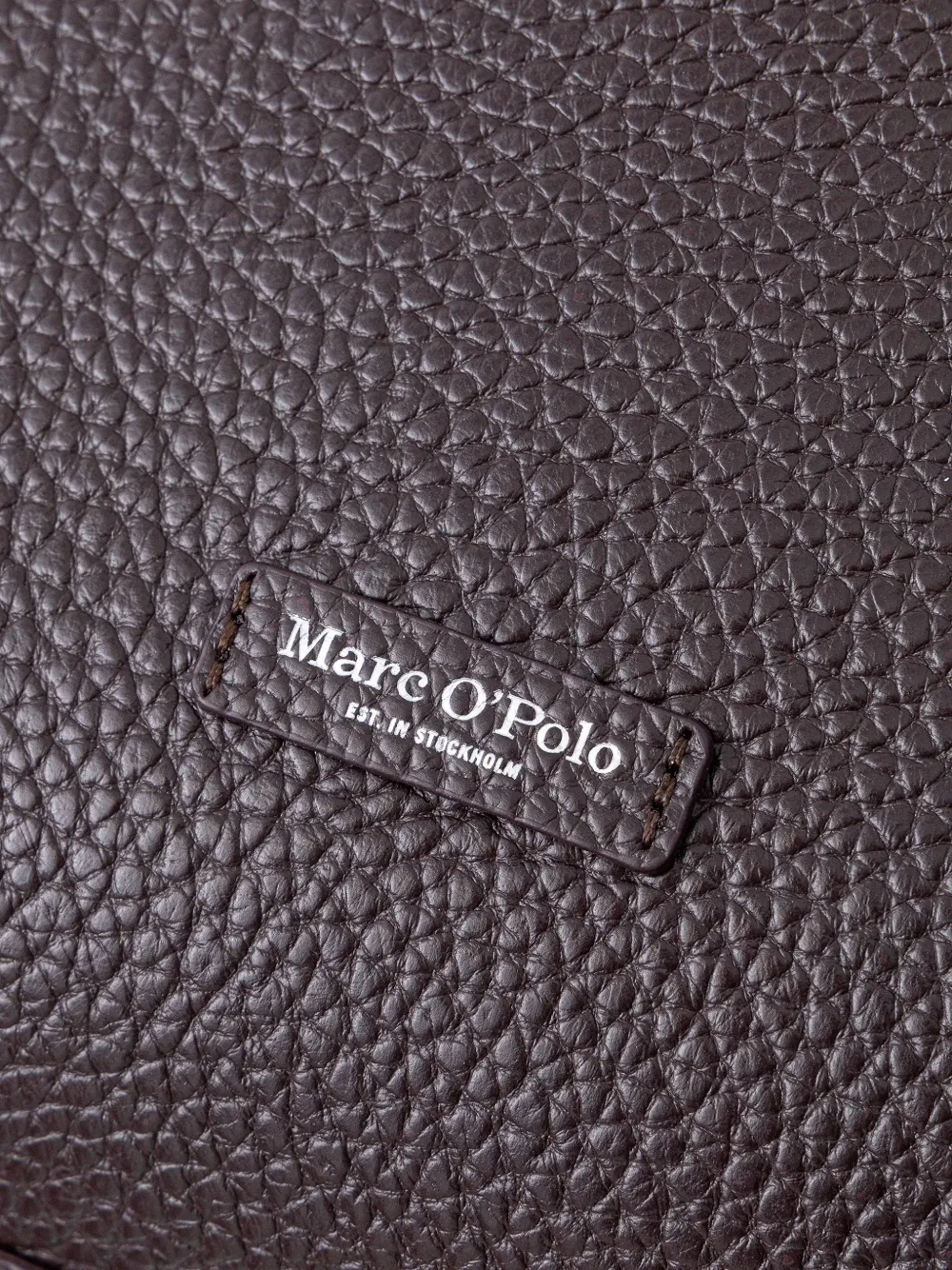Marc O'Polo buckle-detail grained-leather tote bag Rood