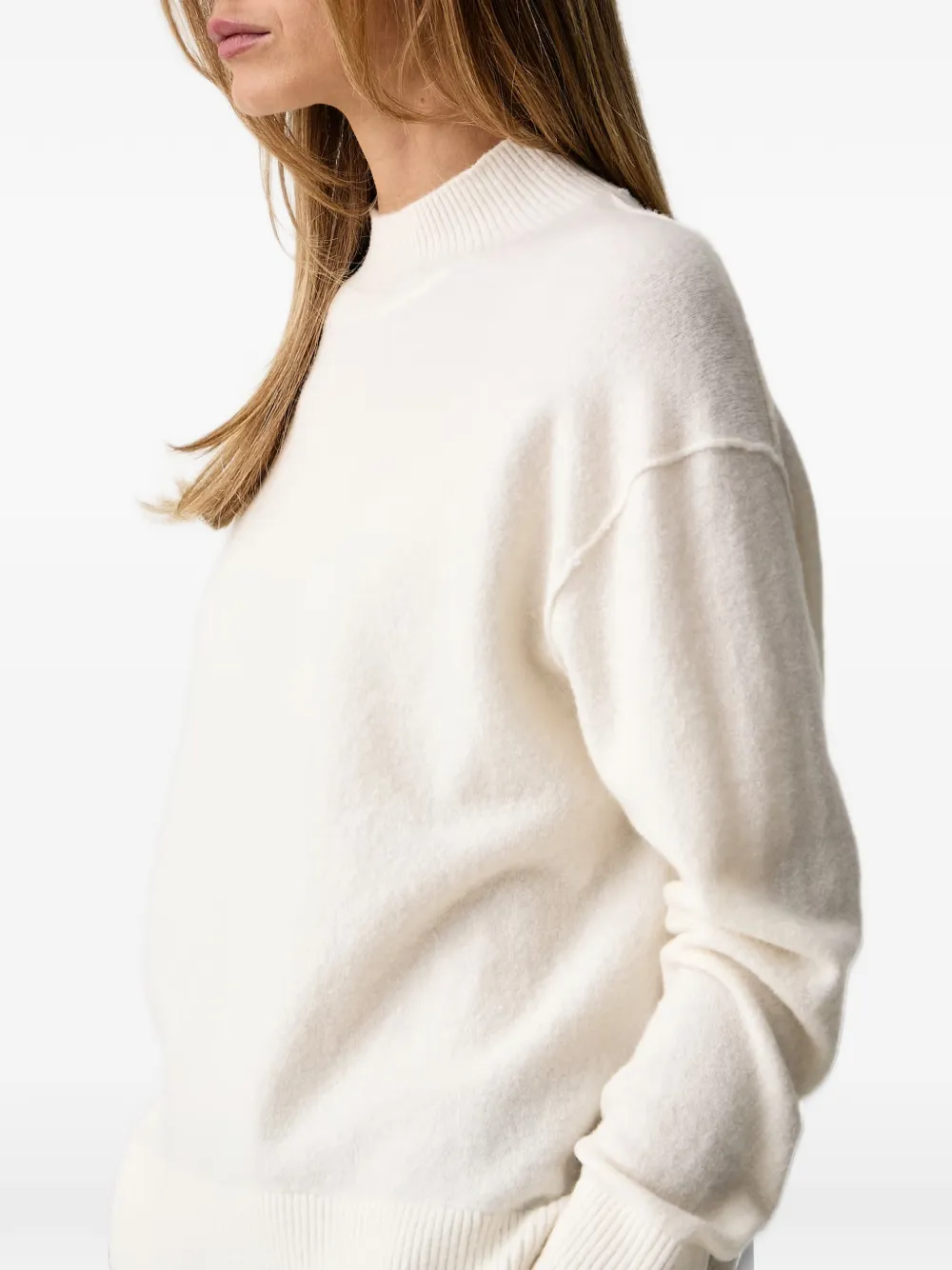Marc O'Polo knitted wool sweater Beige