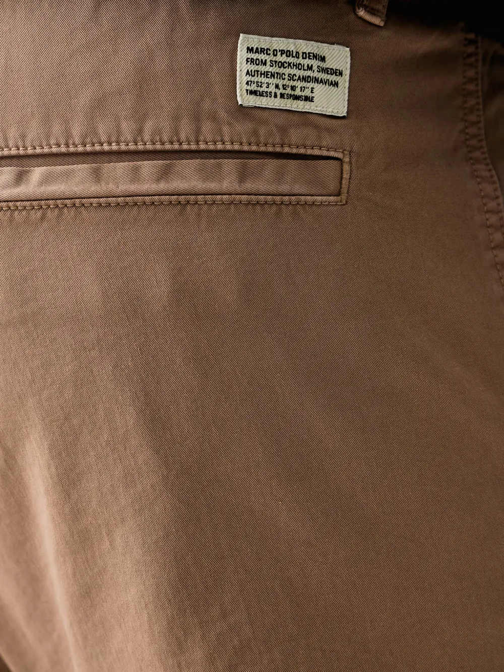 Marc O'Polo Anders plooichino Beige