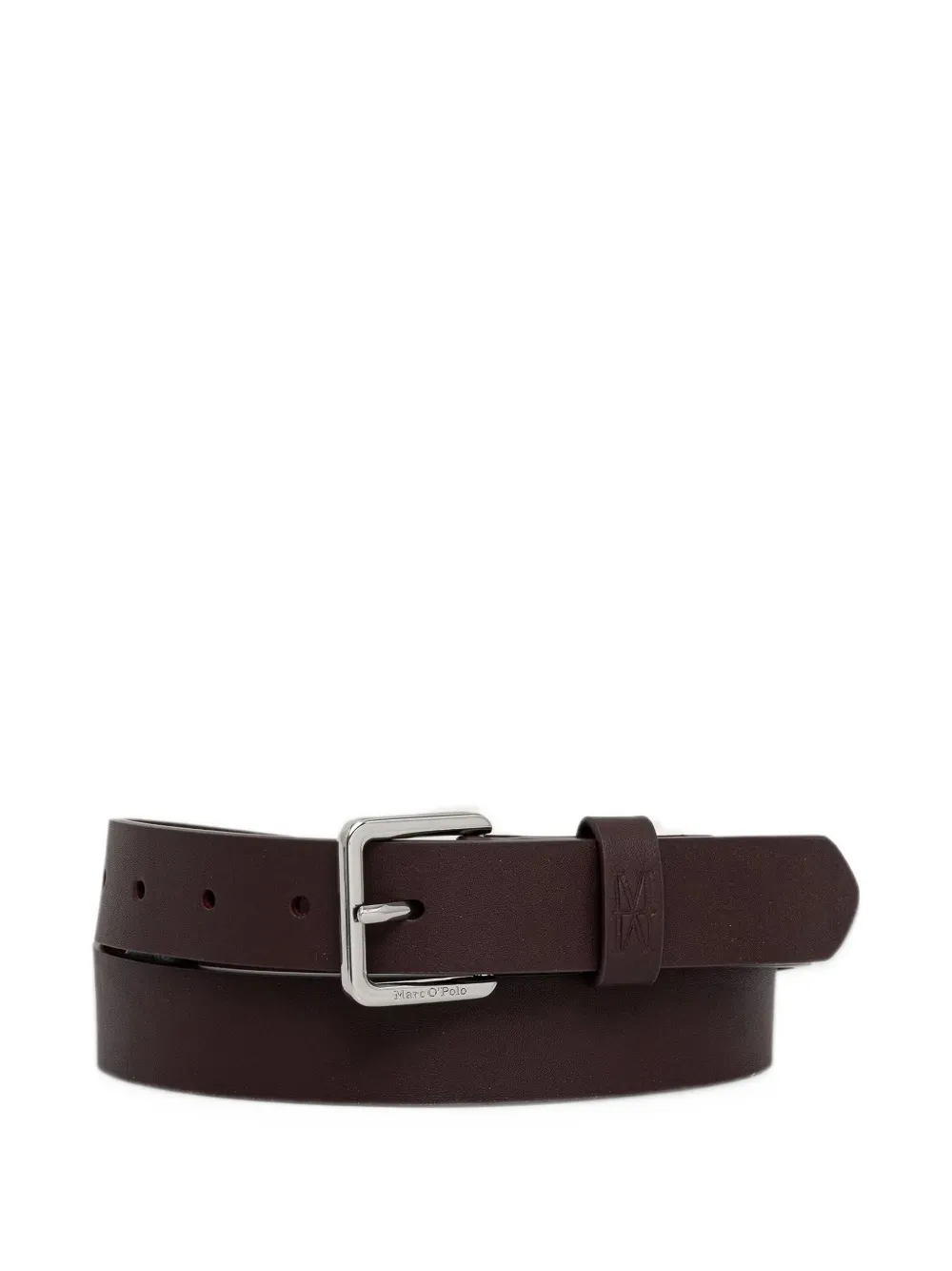Marc O'Polo Junna logo-embossed buckle-fastening belt Bruin