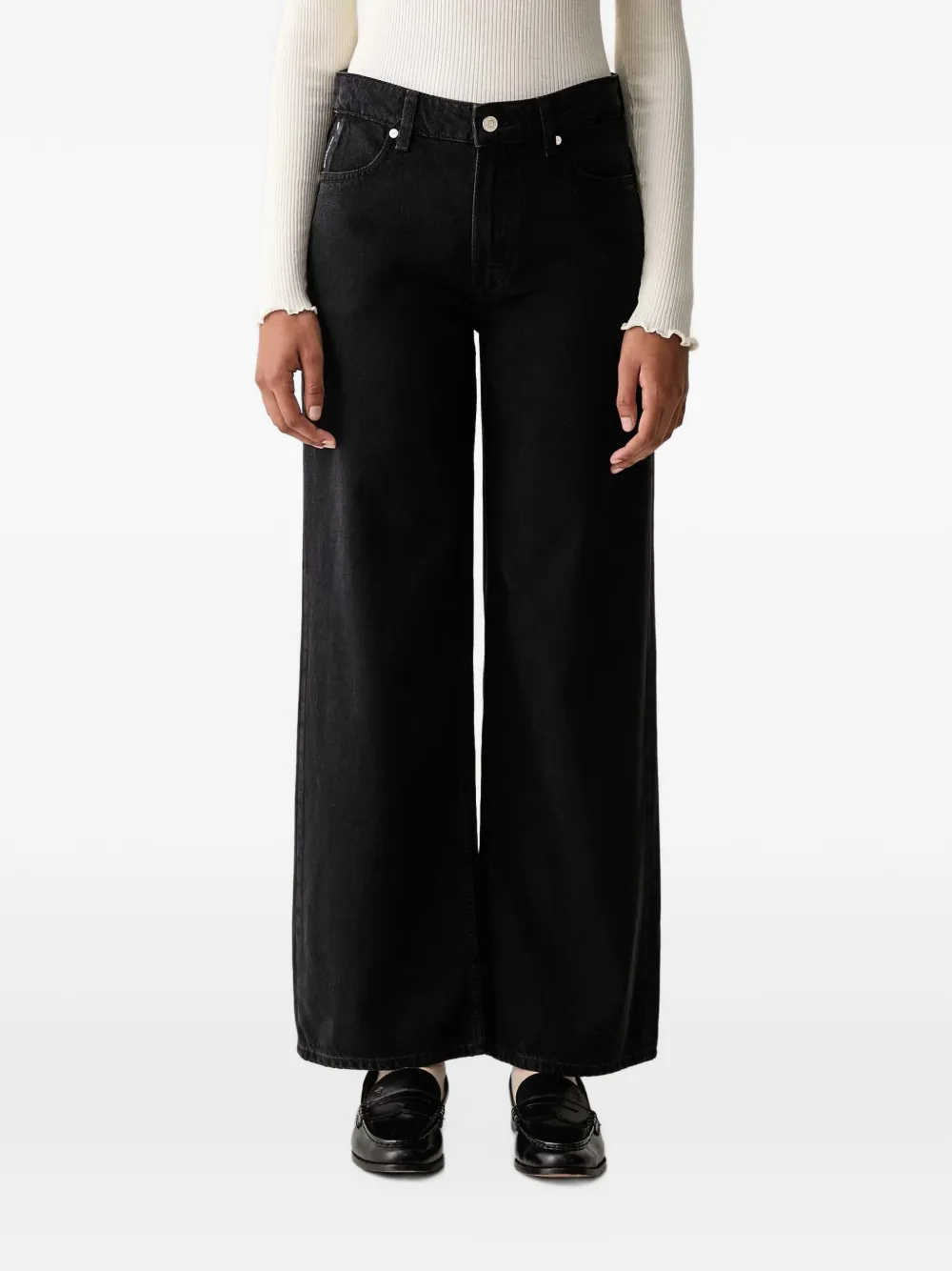 Marc O'Polo Tomke wide-leg jeans - Nero