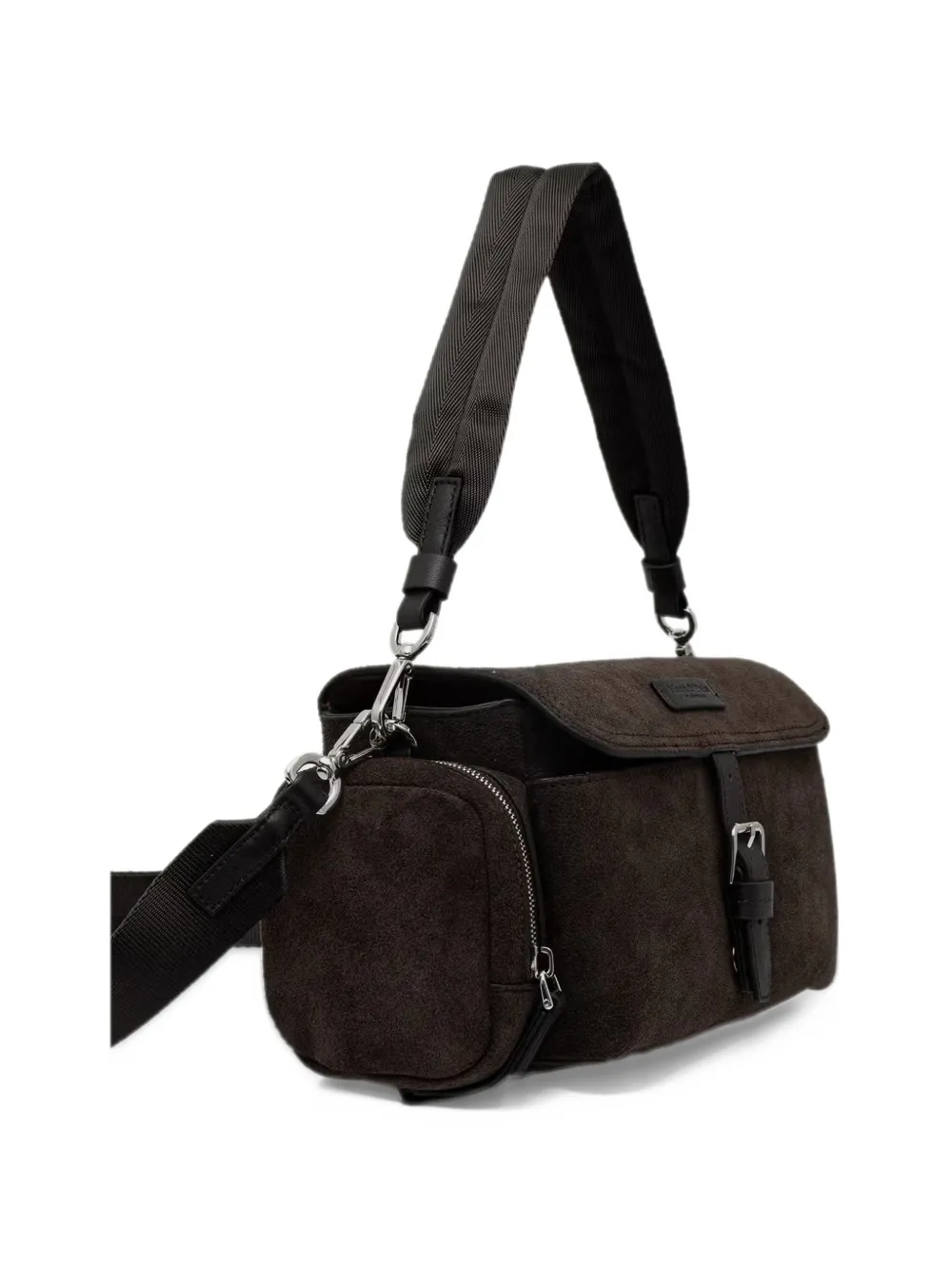 Marc O'Polo Carmen buckle-detail shoulder bag Bruin
