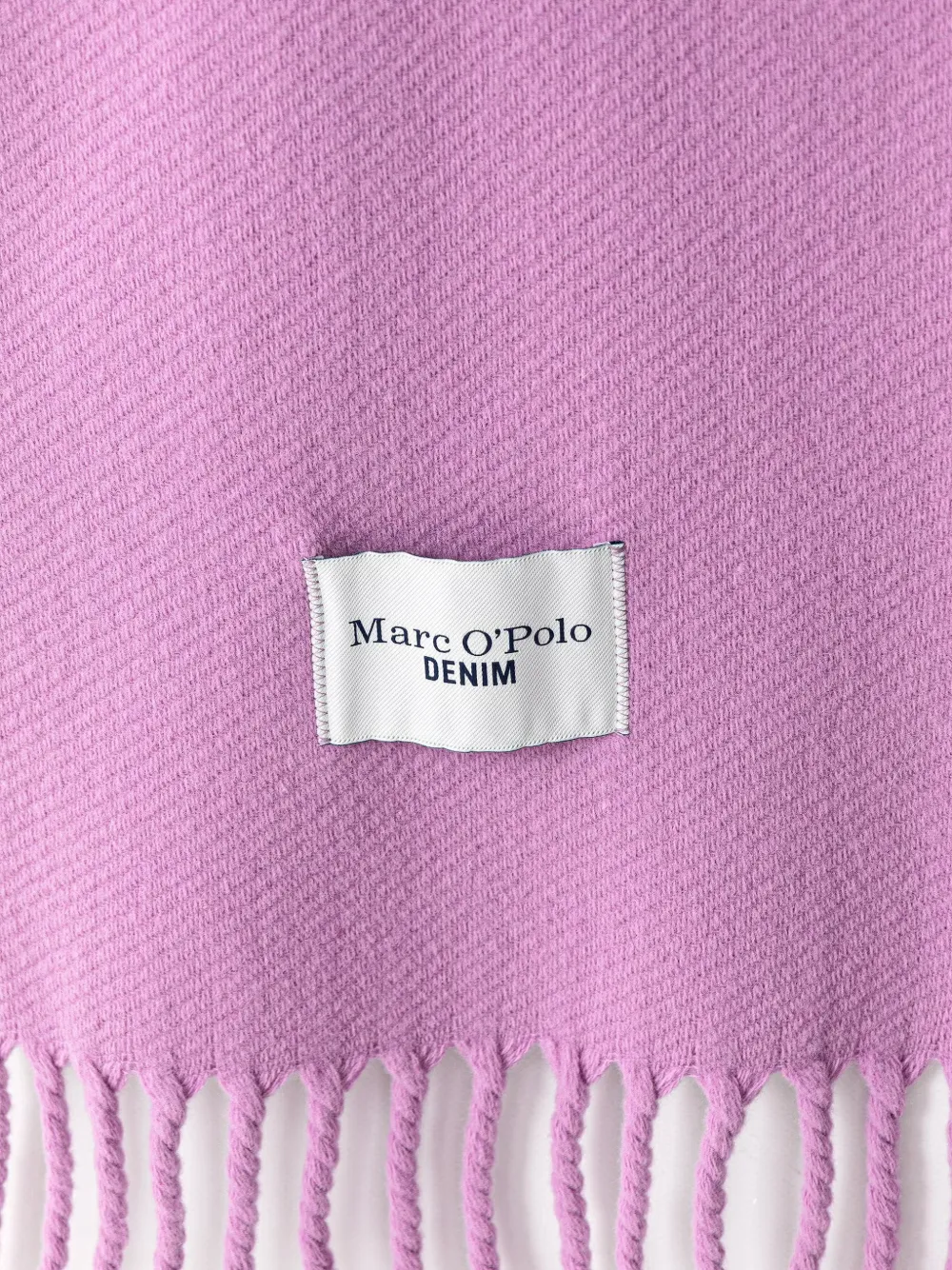 Marc O'Polo Sjaal met logopatch Roze
