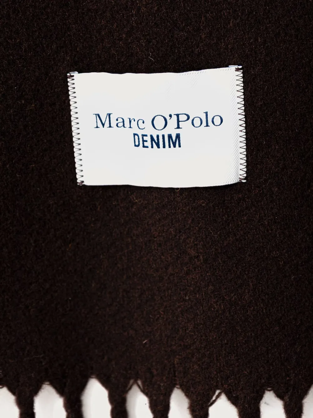 Marc O'Polo Sjaal met franje Bruin