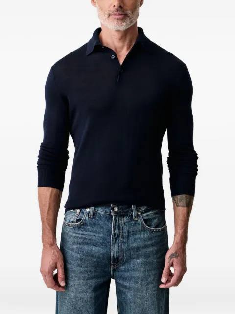 GUESS USA Tech Stretch polo sweater