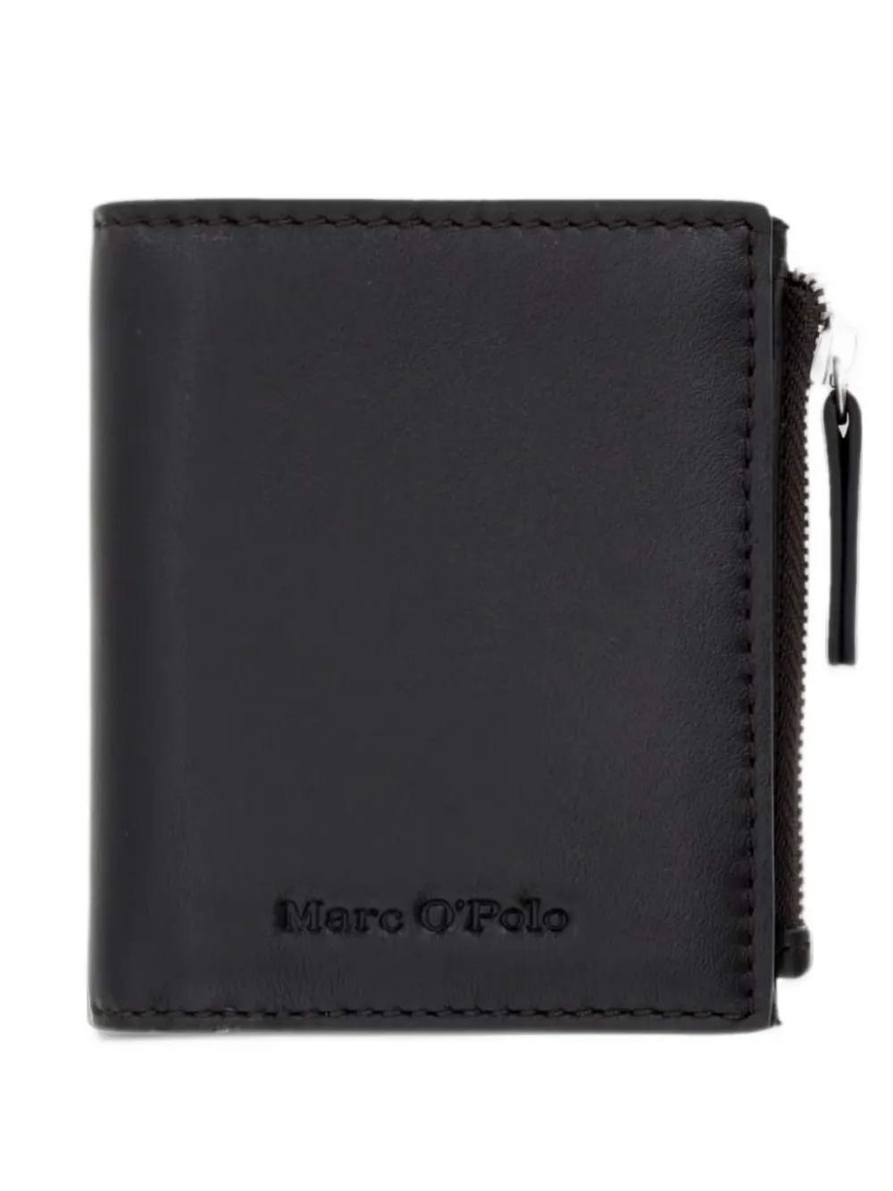 Marc O'Polo Maxim logo-debossed zip-around wallet - Marrone