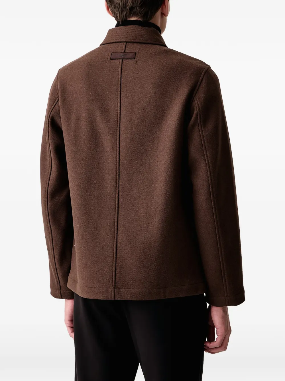 Marc O'Polo button-fastening long-sleeve shirt jacket Bruin