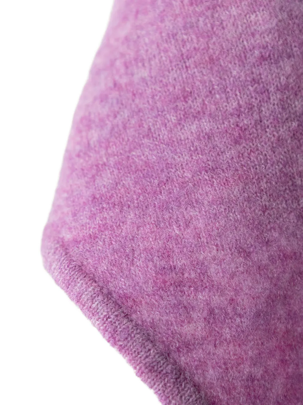 Marc O'Polo triangular knitted scarf Roze