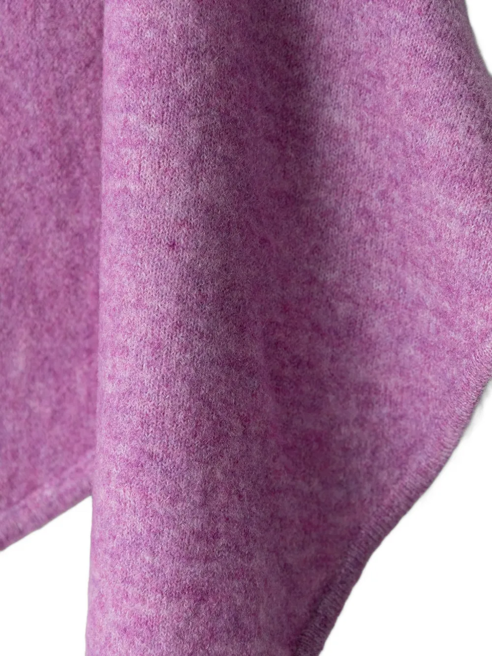 Marc O'Polo triangular knitted scarf Roze