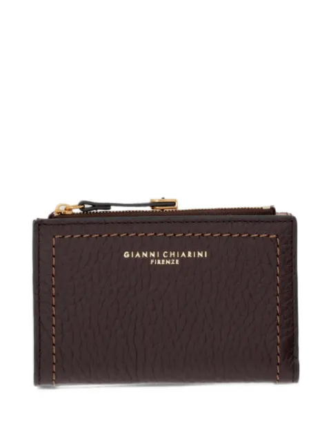 GIANNI CHIARINI Bubble grainy-leather zip-around wallet