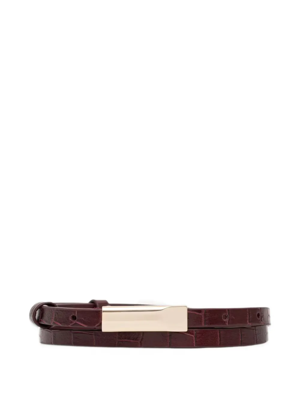 GUESS USA genuine leather belt - Rosso