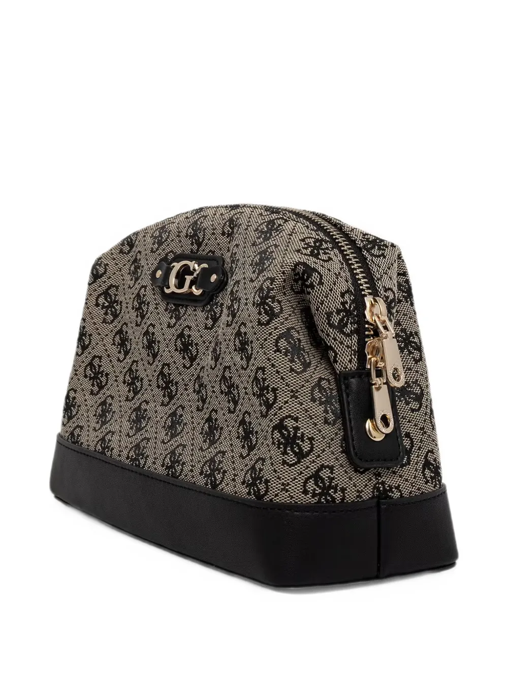 GUESS USA logo-monogram zip-top make-up bag - Toni neutri