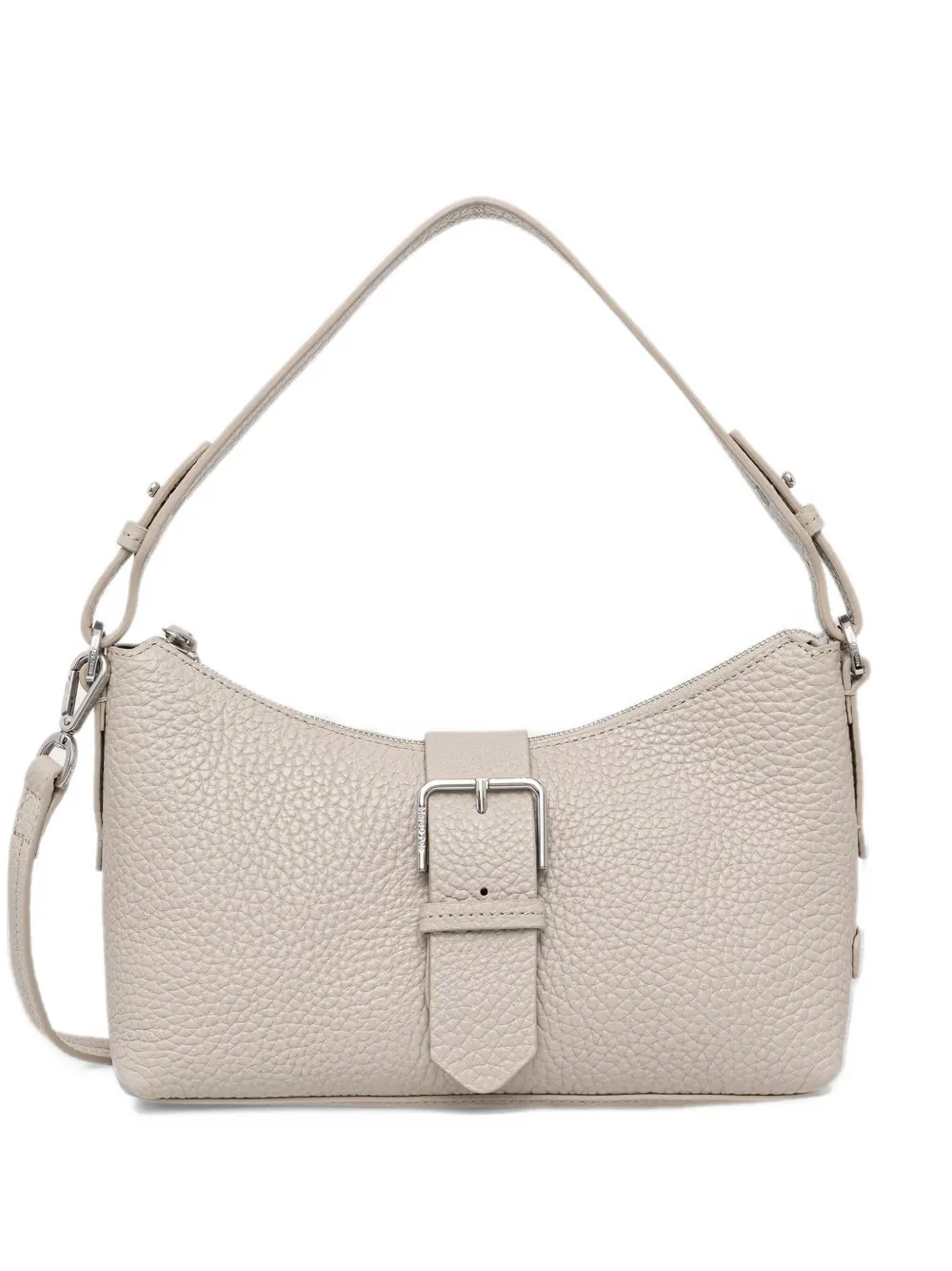 Marc O'Polo Binna buckle-detail pebbled shoulder bag - Toni neutri