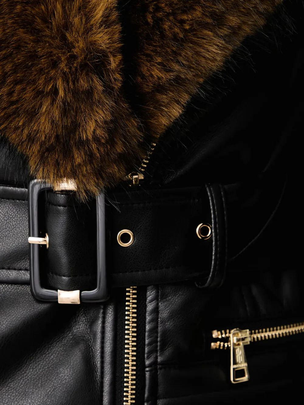 FRACOMINA belted coat Zwart