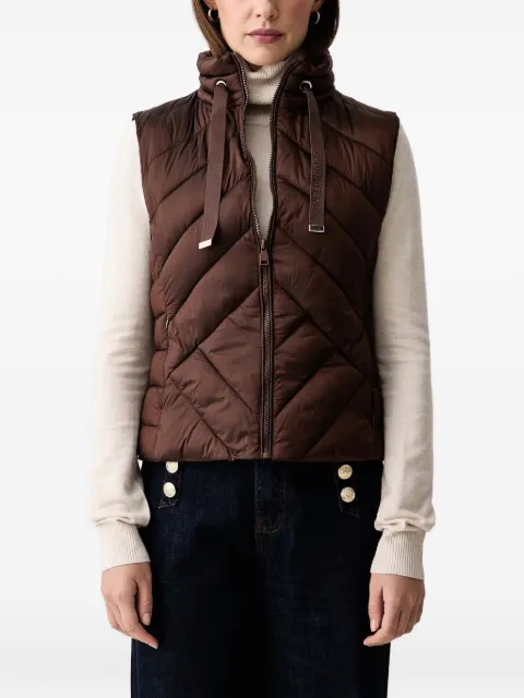 Gaudi quilted funnel-neck gilet