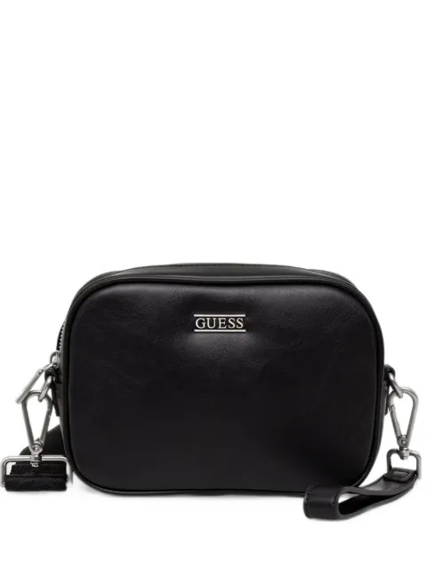 GUESS USA Boston logo-plaque messenger bag