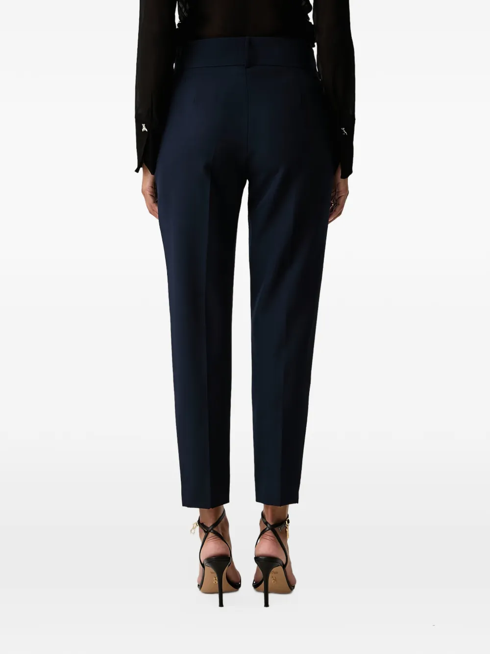 FRACOMINA pressed-crease tailored trousers Blauw