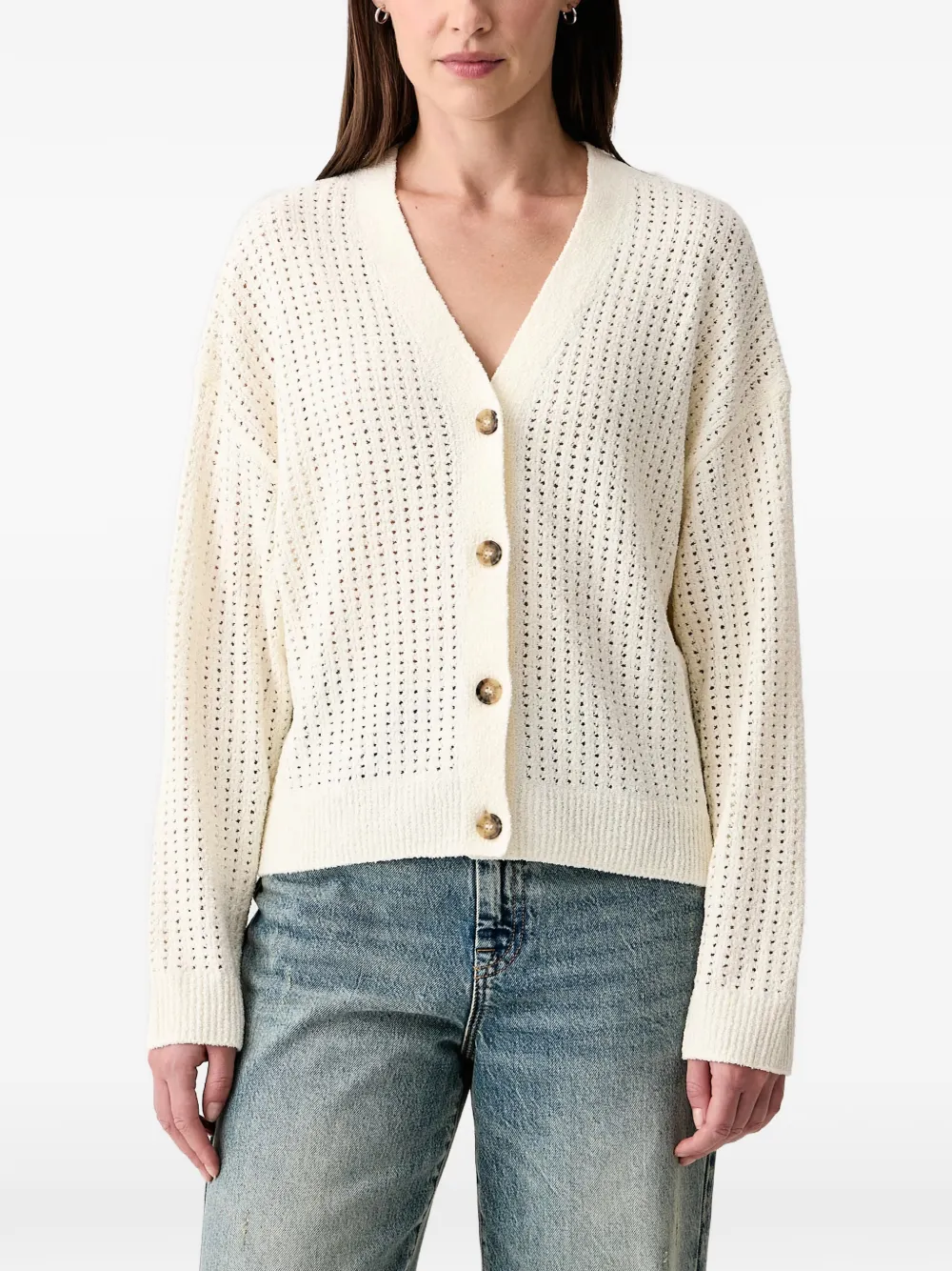 Marc O'Polo pointelle-knit cardigan - Toni neutri