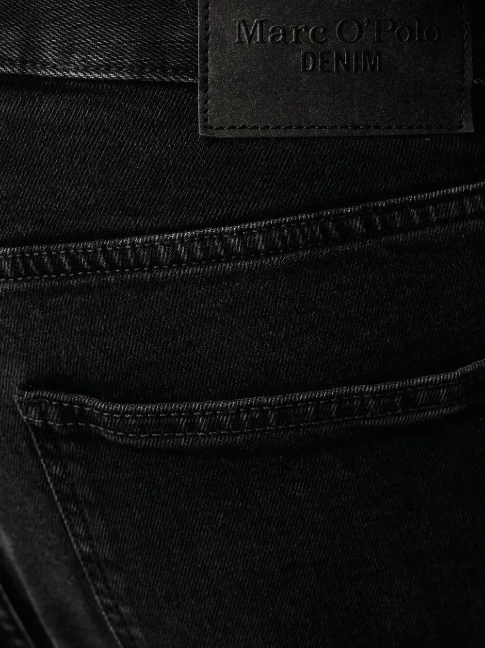Marc O'Polo Aric slim-fit jeans met vervaagd effect Zwart
