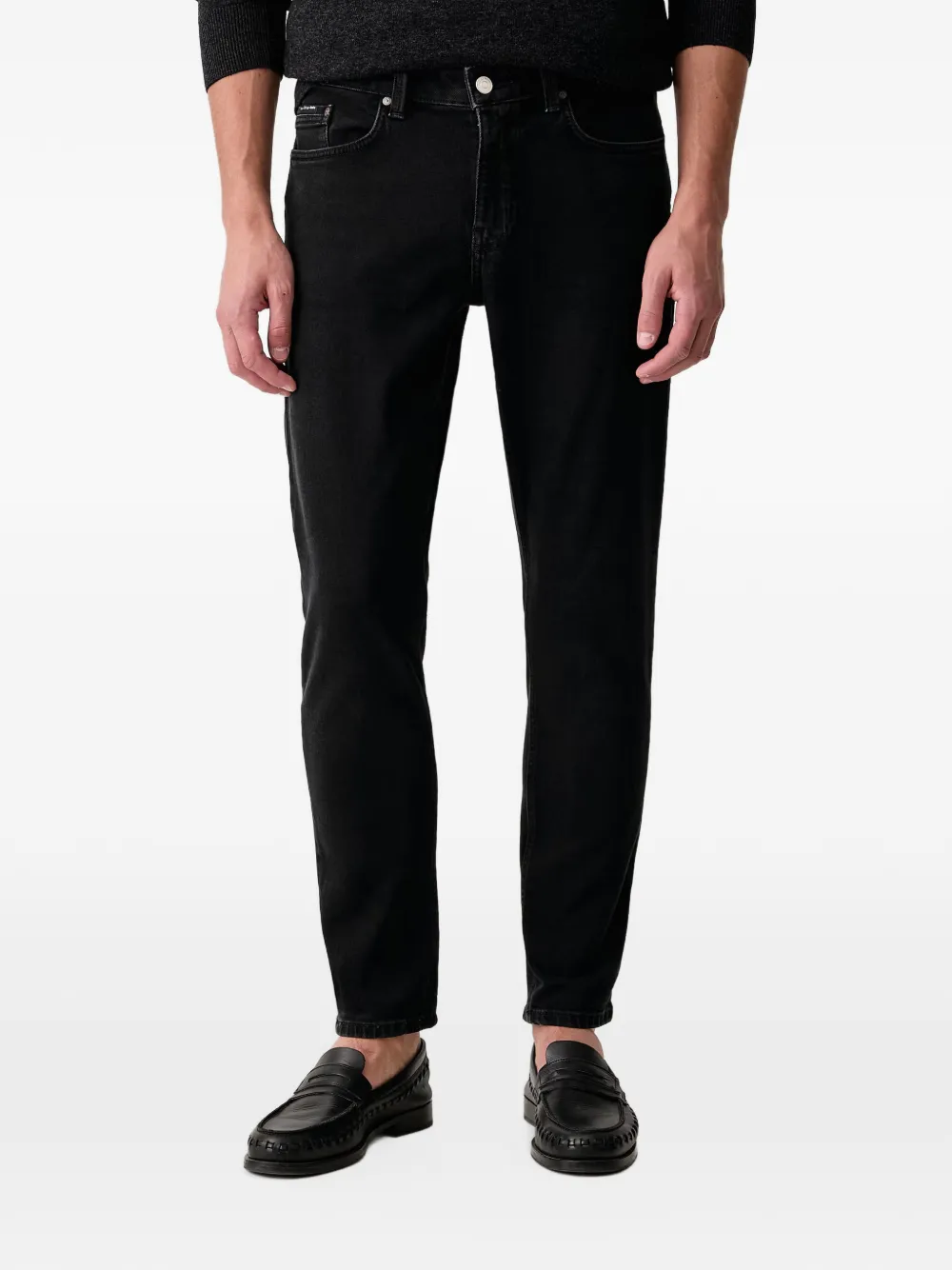 Marc O'Polo Aric faded-effect slim-fit jeans - Nero