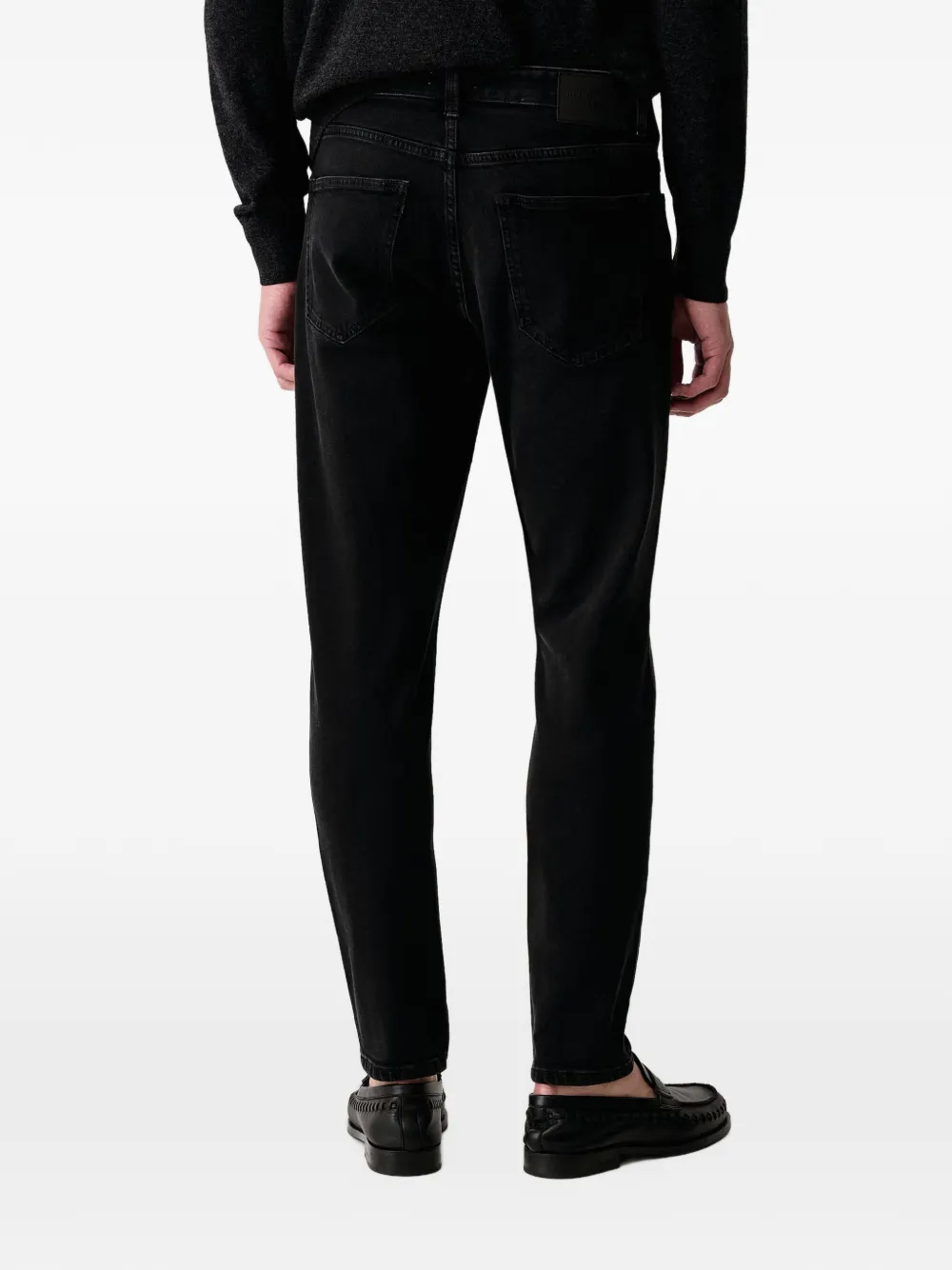 Marc O'Polo Aric slim-fit jeans met vervaagd effect Zwart