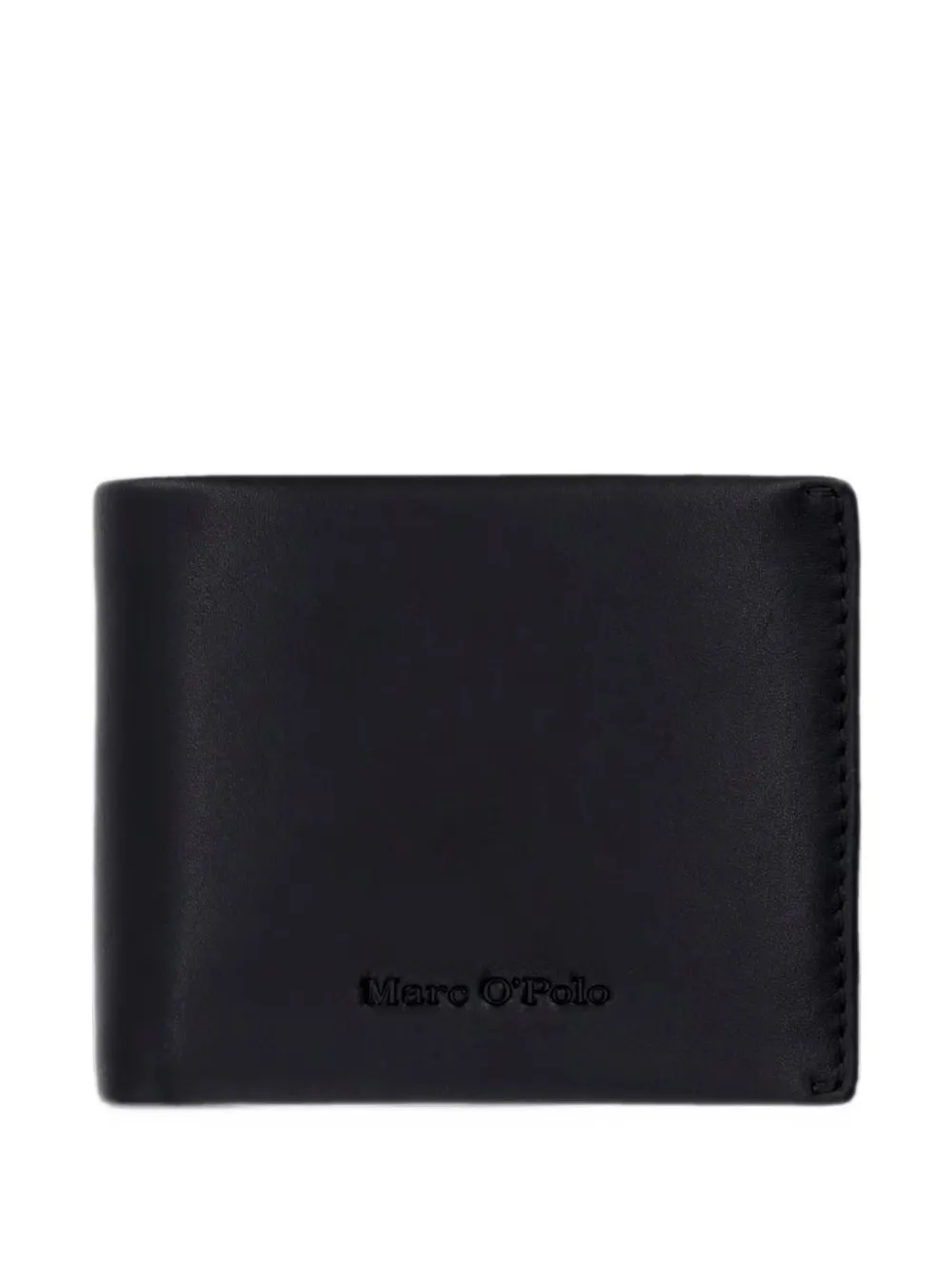Marc O'Polo Tom logo-debossed leather wallet - Nero