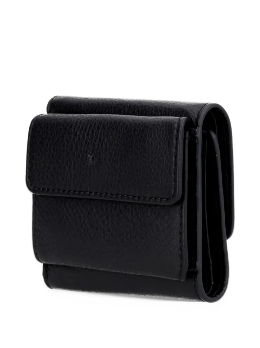 Marc O'Polo Jean logo-debossed leather wallet Zwart
