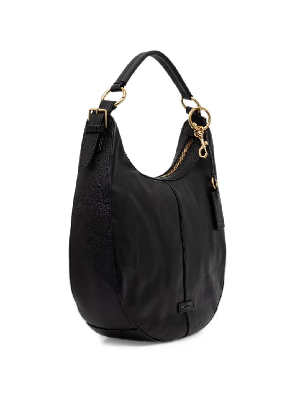 Marc O'Polo medium Philine logo-patch tote bag Zwart