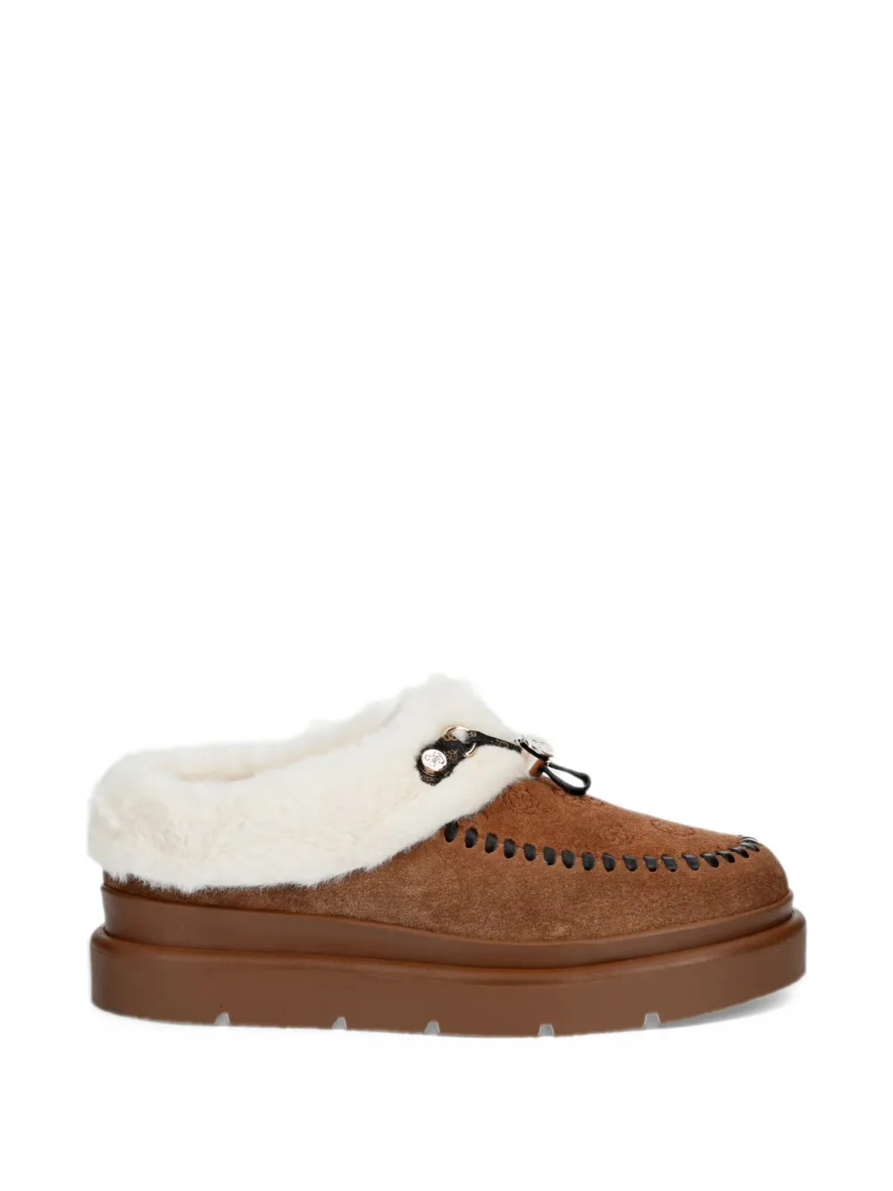 GUESS USA Kendry suede sabot - Marrone