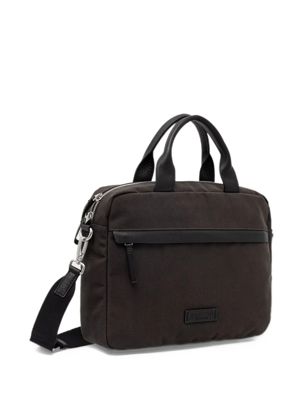 Marc O'Polo logo-patch laptop bag Bruin