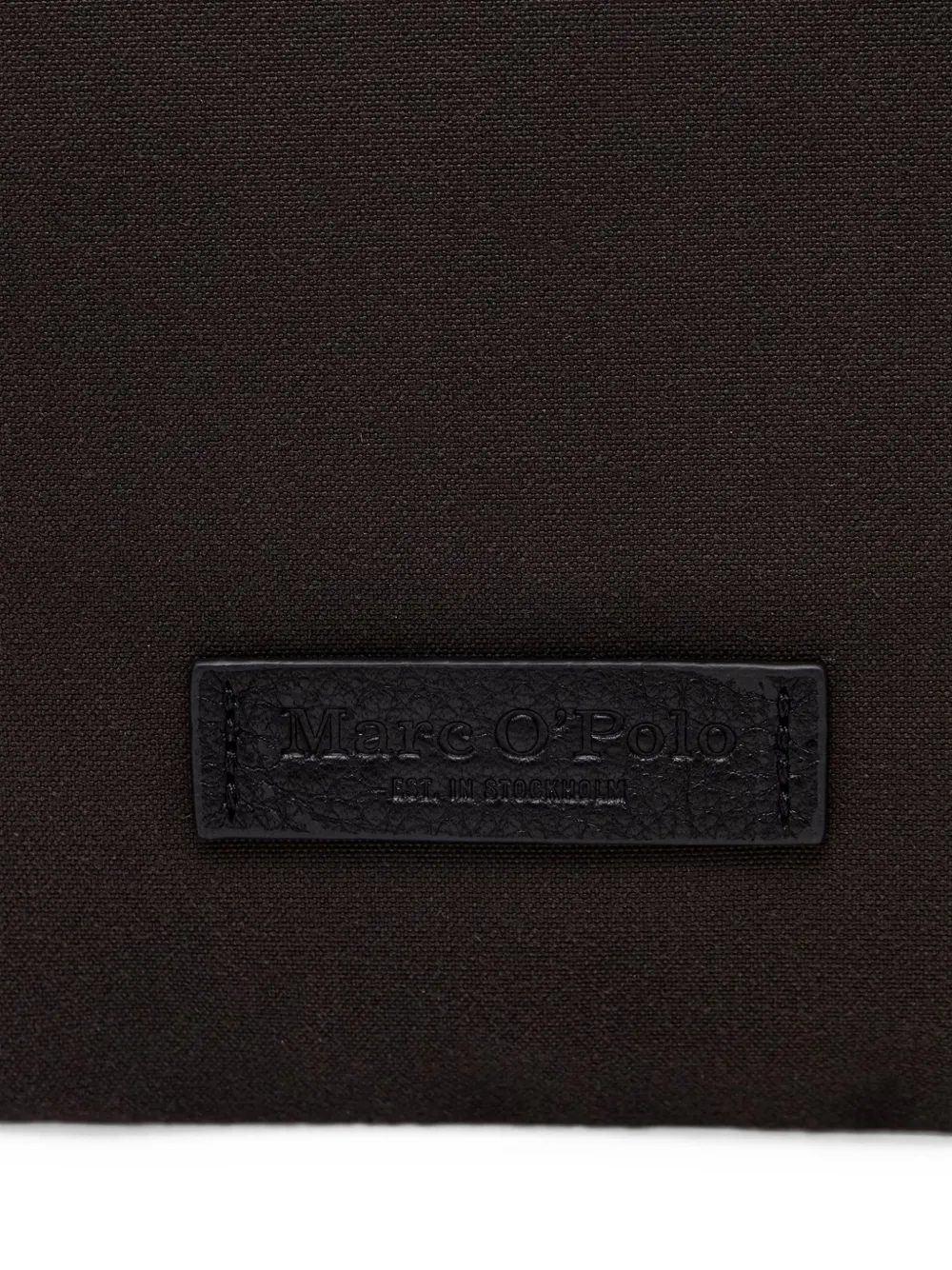 Marc O'Polo logo-patch laptop bag Bruin