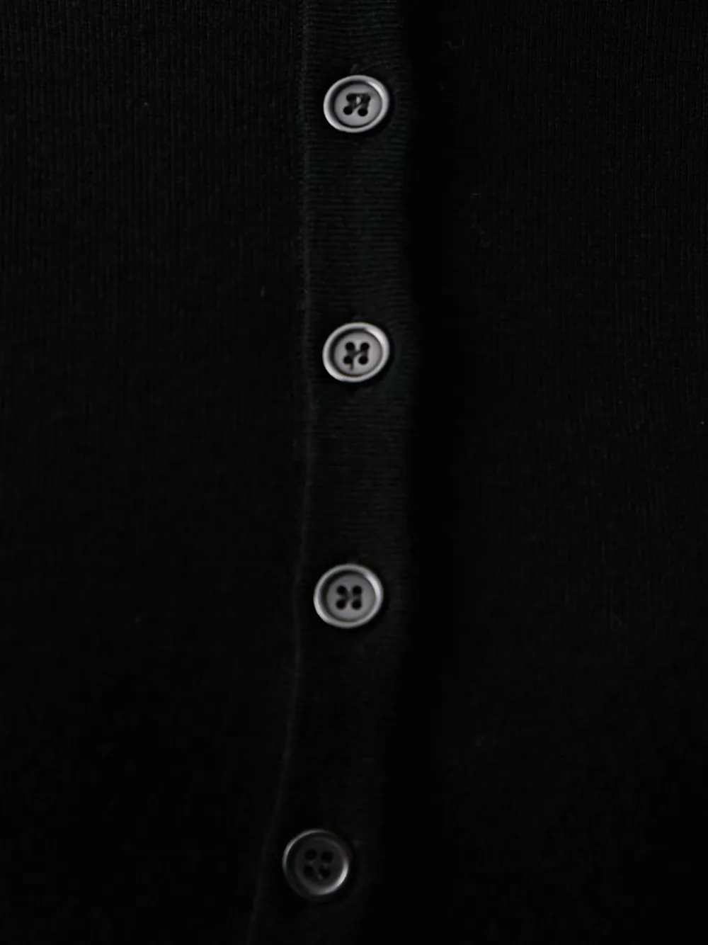 FRACOMINA long-sleeve polo bodysuit Zwart
