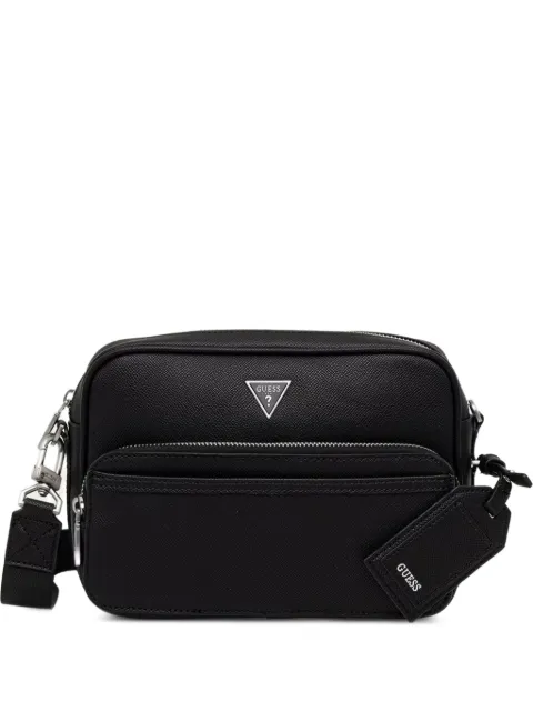 GUESS USA cangurera con placa del logo