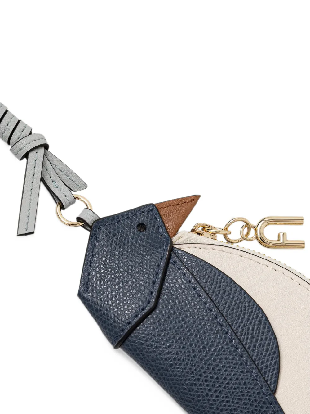 Furla Allegra charm keyring Blauw