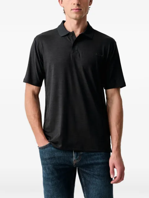 GUESS USA Thor logo-plaque polo shirt