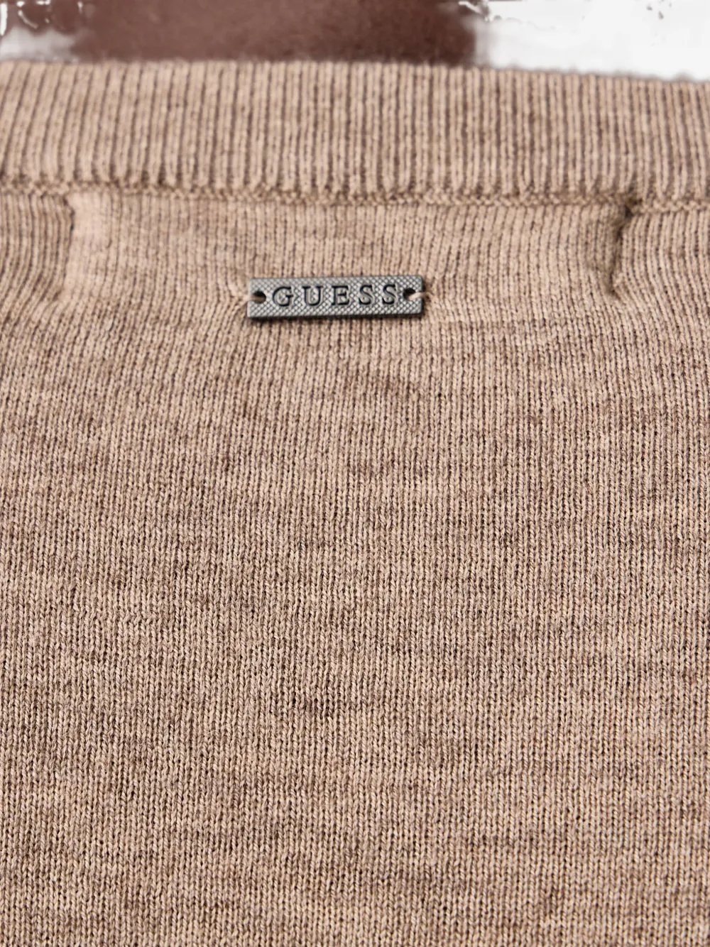 GUESS USA wool-blend sweater Beige