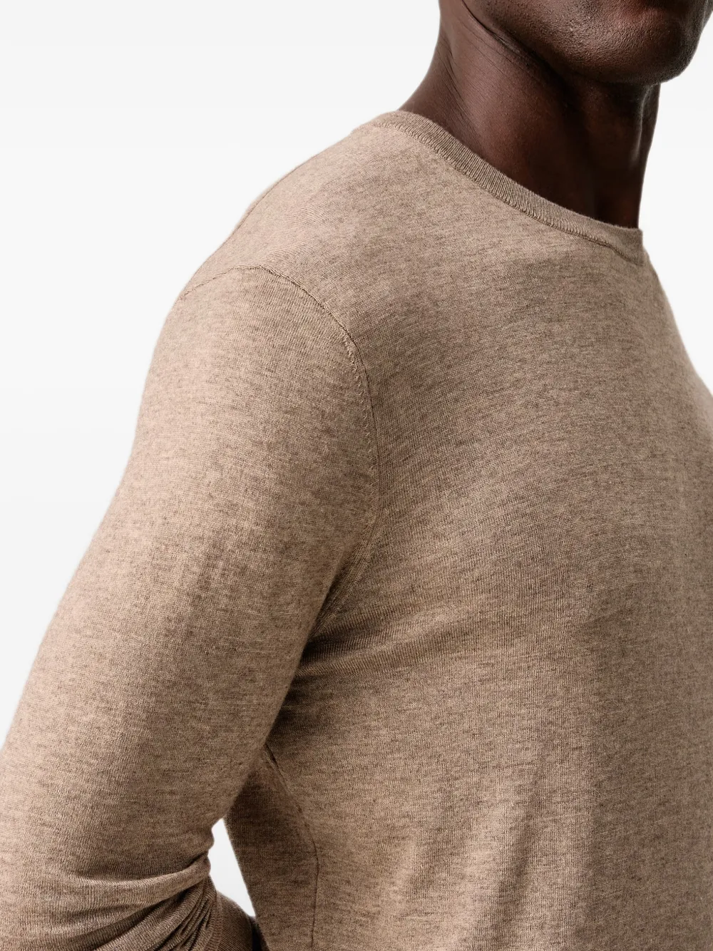 GUESS USA wool-blend sweater Beige